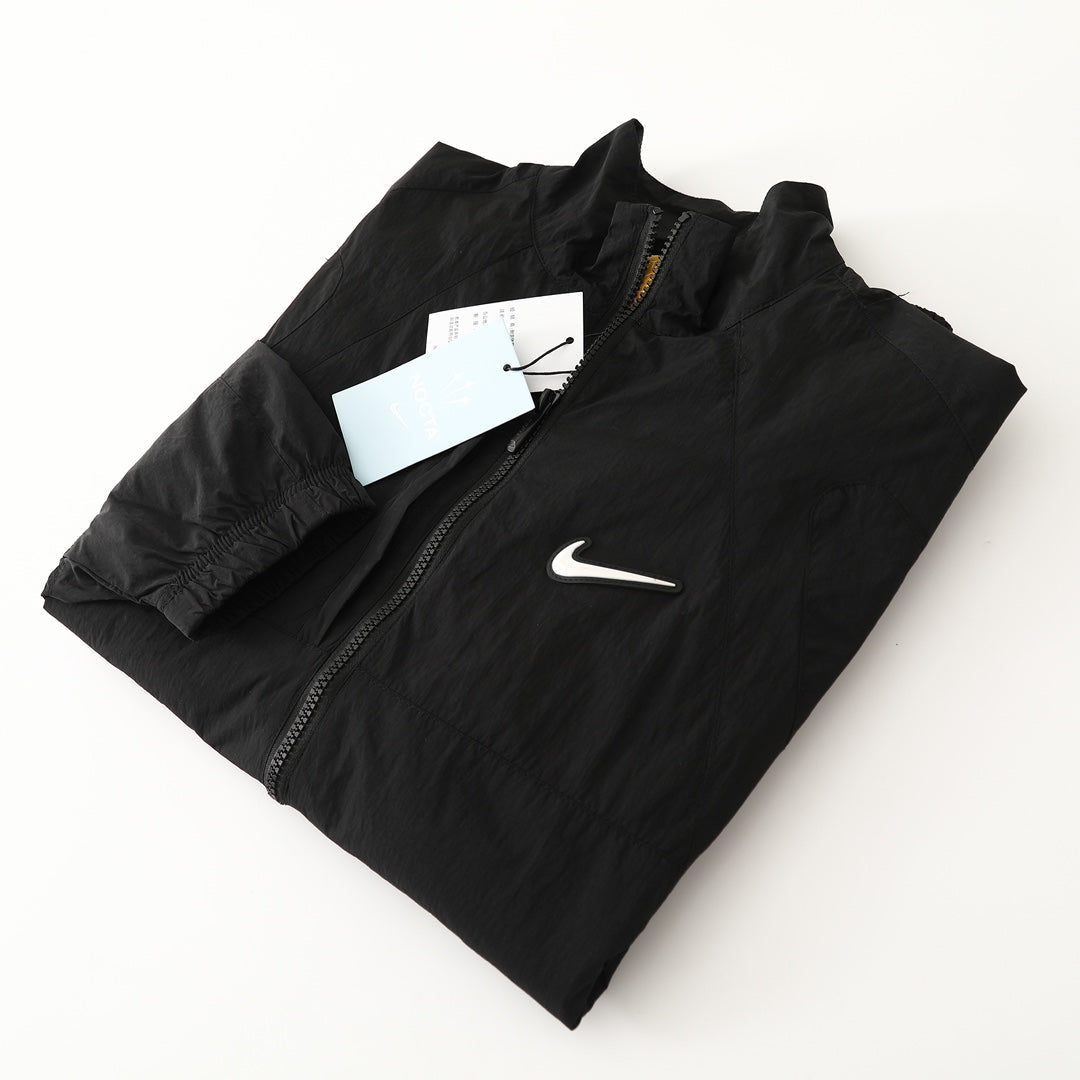 Nocta Nylon Track Jacket Black - Imagem 3