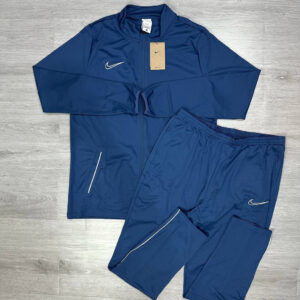 Conjunto NK Dri-Fit 2021 (Azul Marinho e Branco)